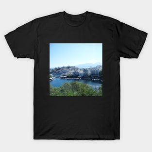 Summer Sunset In Crete sightseeing trip photography from city scape Crete Greece summer T-Shirt